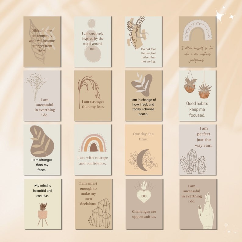 😍😍😍Encouragement gifts-Affirmation Cards Set