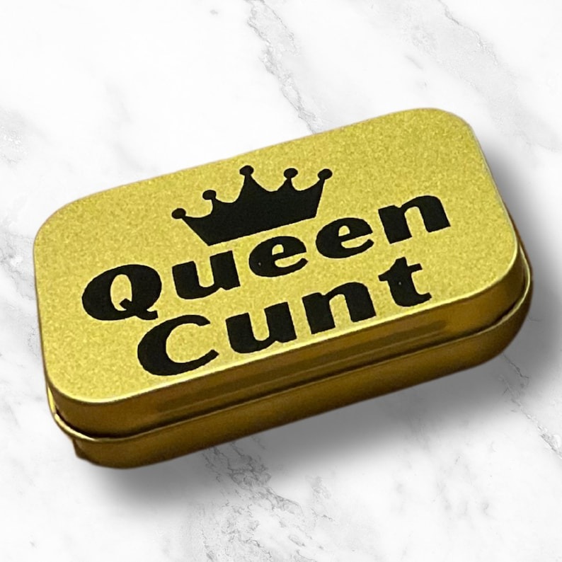 Rude tobacco tin smoker gift