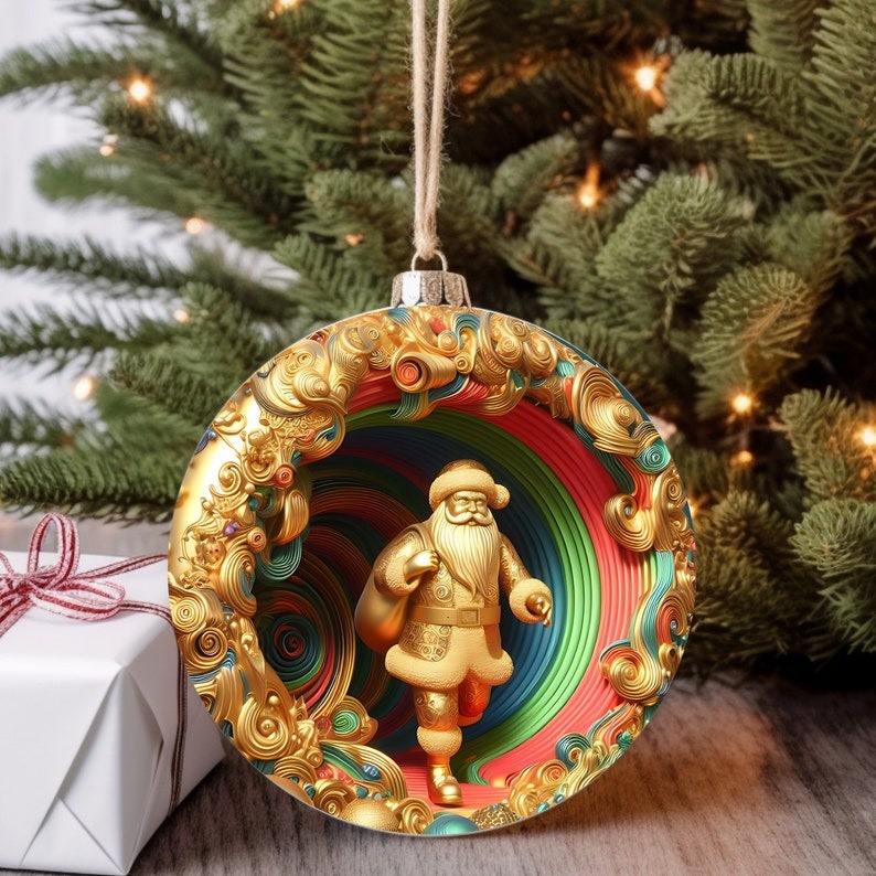 🎅🏽Christmas round decorations