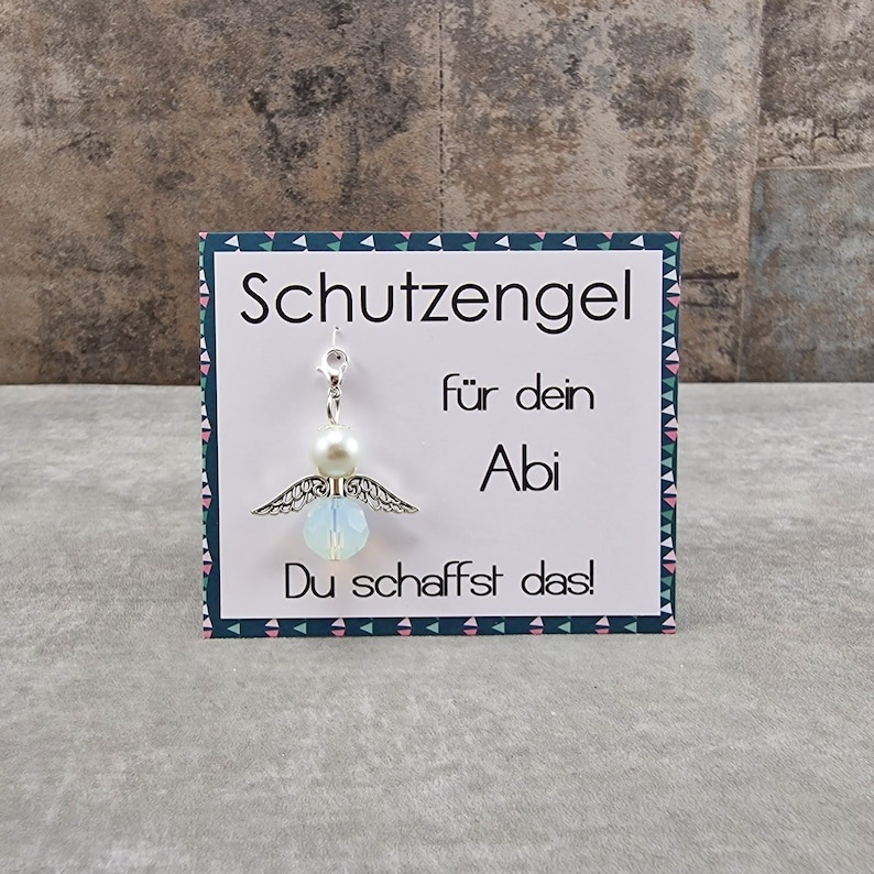 2024 High School Graduation Guardian Angel Lucky Charm Keychain Gift - High School Graduation and Exam Lucky Charm Gift Ideas