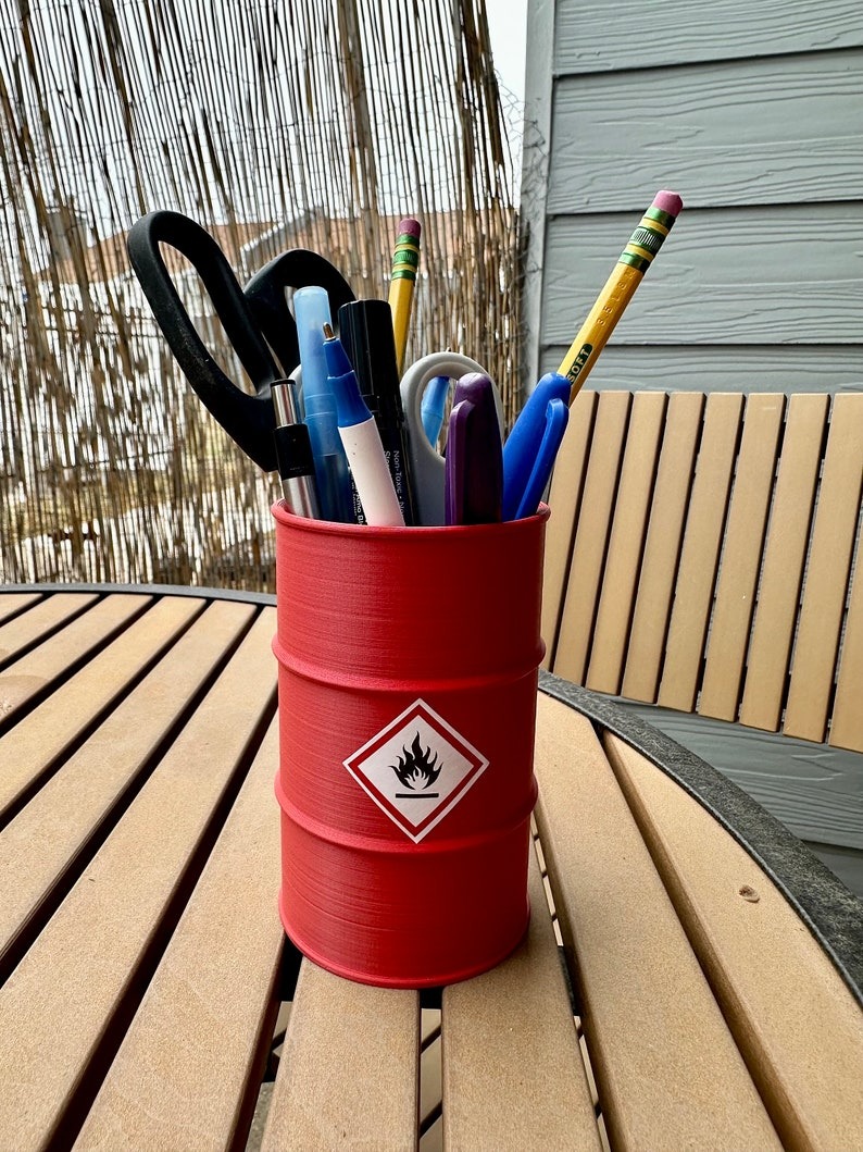 Drum | Barrel | Pen Holder Cup 