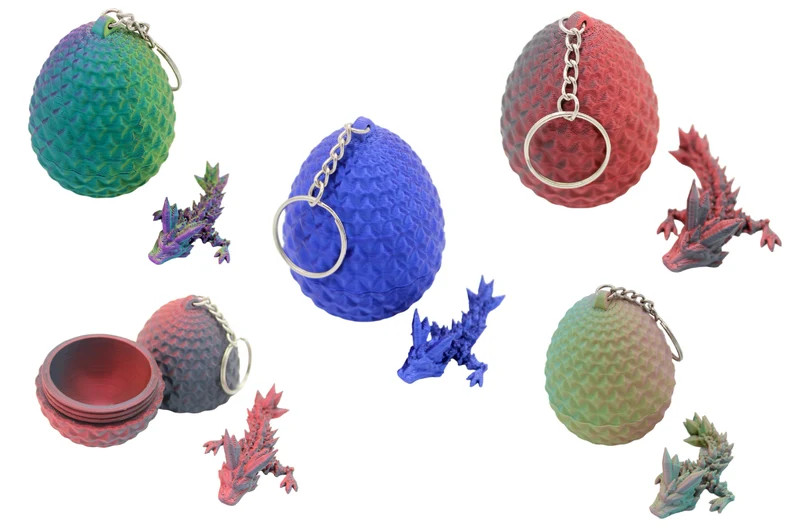 Dragon Egg Keychain