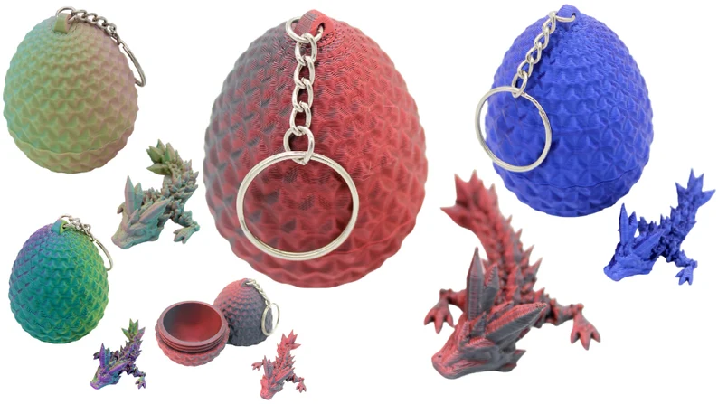 Dragon Egg Keychain