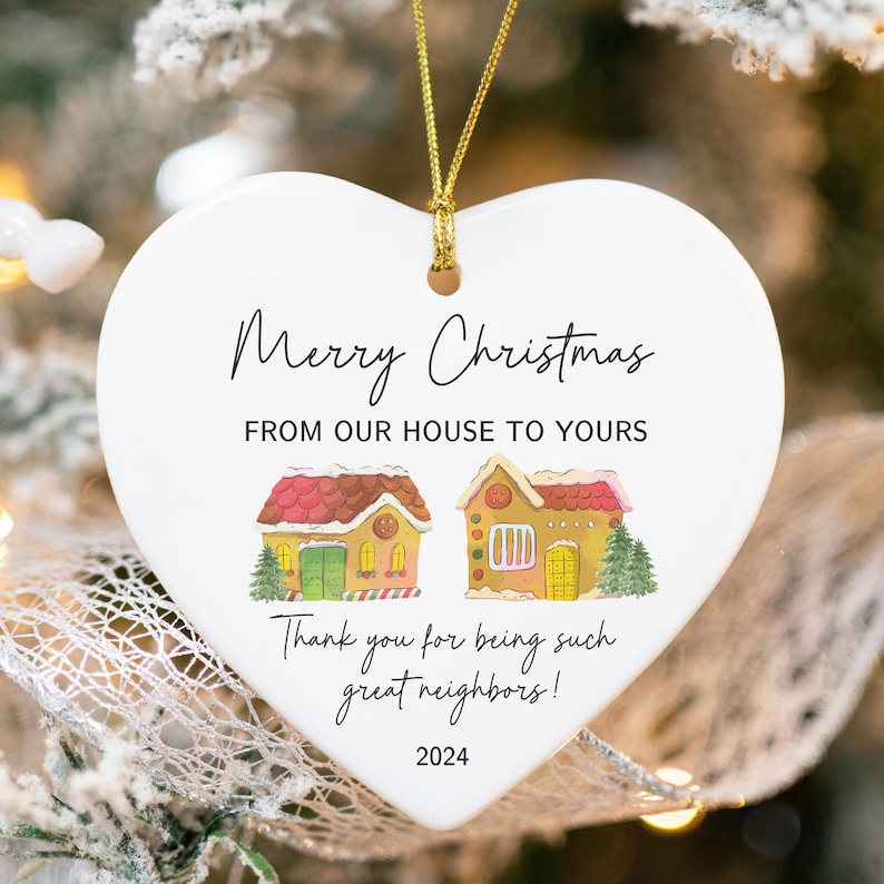 Neighbors Christmas Ornament, Christmas Gift for Neighbors