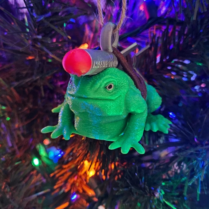🐸Missile Toad Christmas Ornament