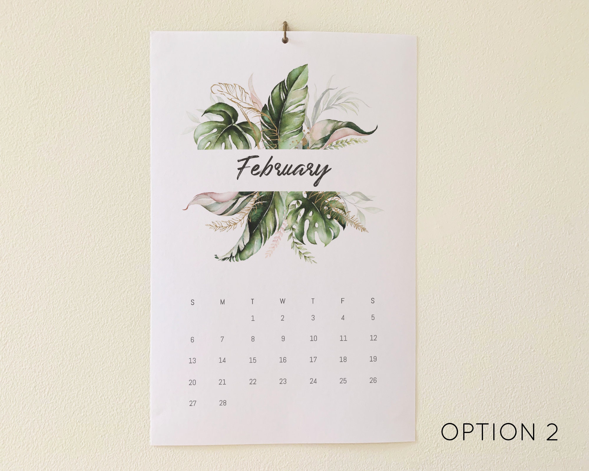 ❤️Hot Sale 50% Off❤️Beautiful Flowers Yearly Calendar 2024, Wall Calendar, Annual Calendar