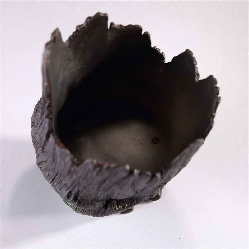 Ghost Tree Man Succulent Planter, Evil Groot Planter, Red Eyes Skull Planter For Decoration