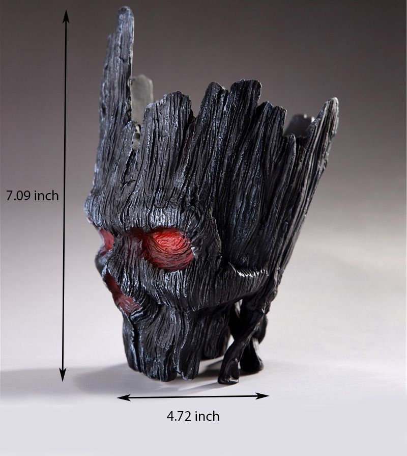 Ghost Tree Man Succulent Planter, Evil Groot Planter, Red Eyes Skull Planter For Decoration