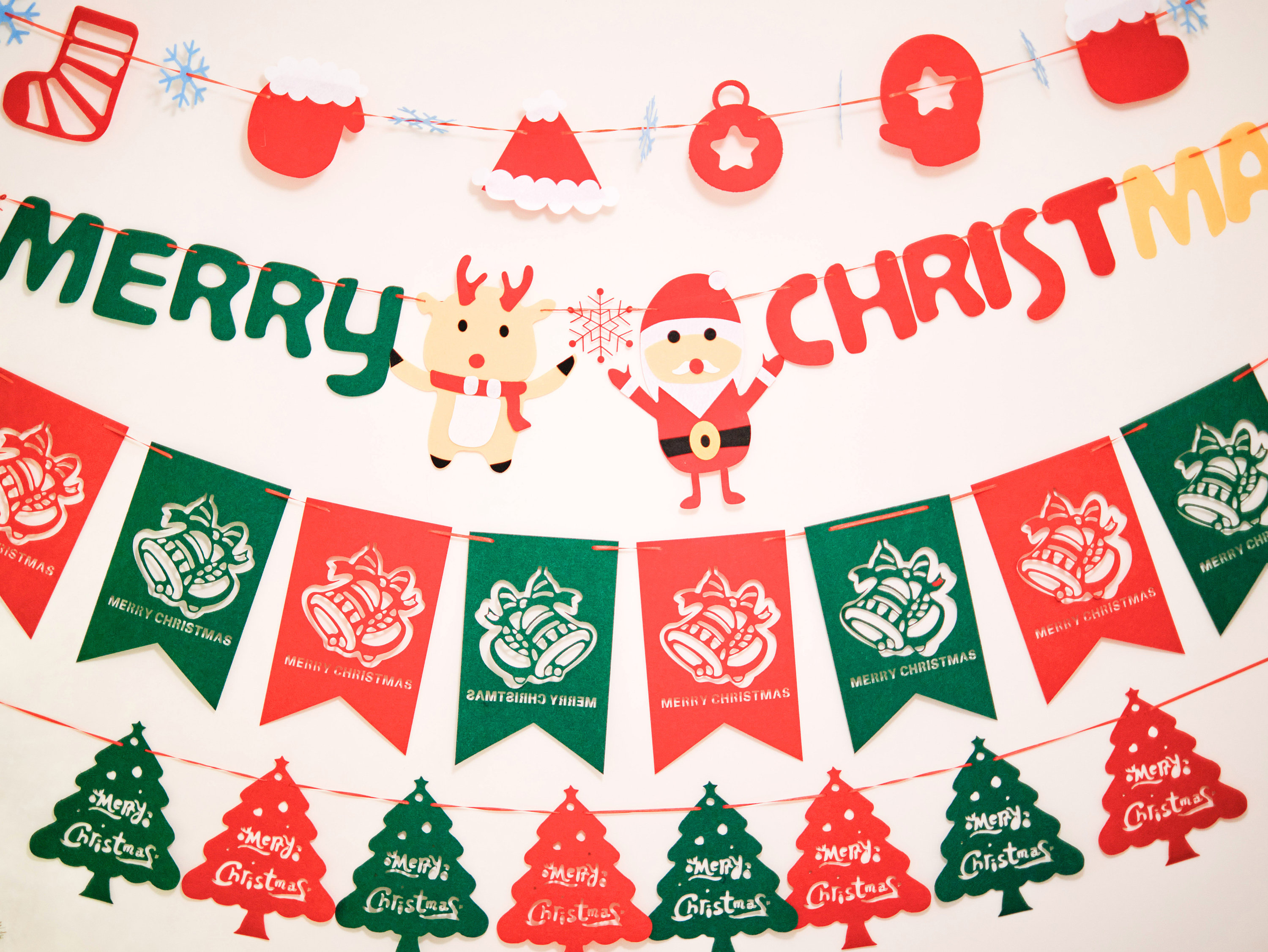 🎄🎄 High-Quality Felt Christmas Wall Decoration