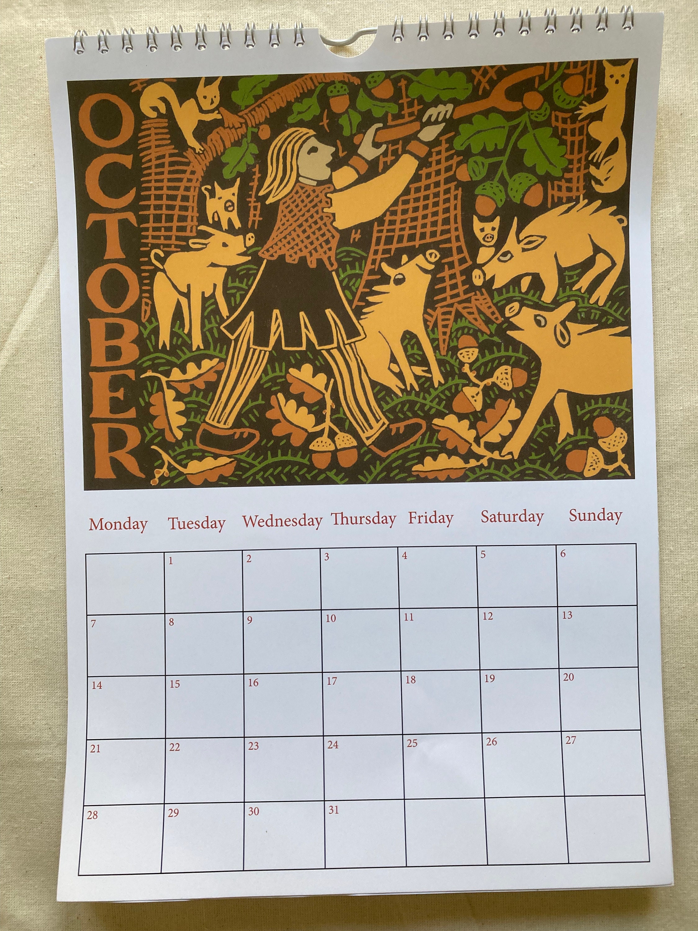 2024 Rustic Cosy Scenes Calendar