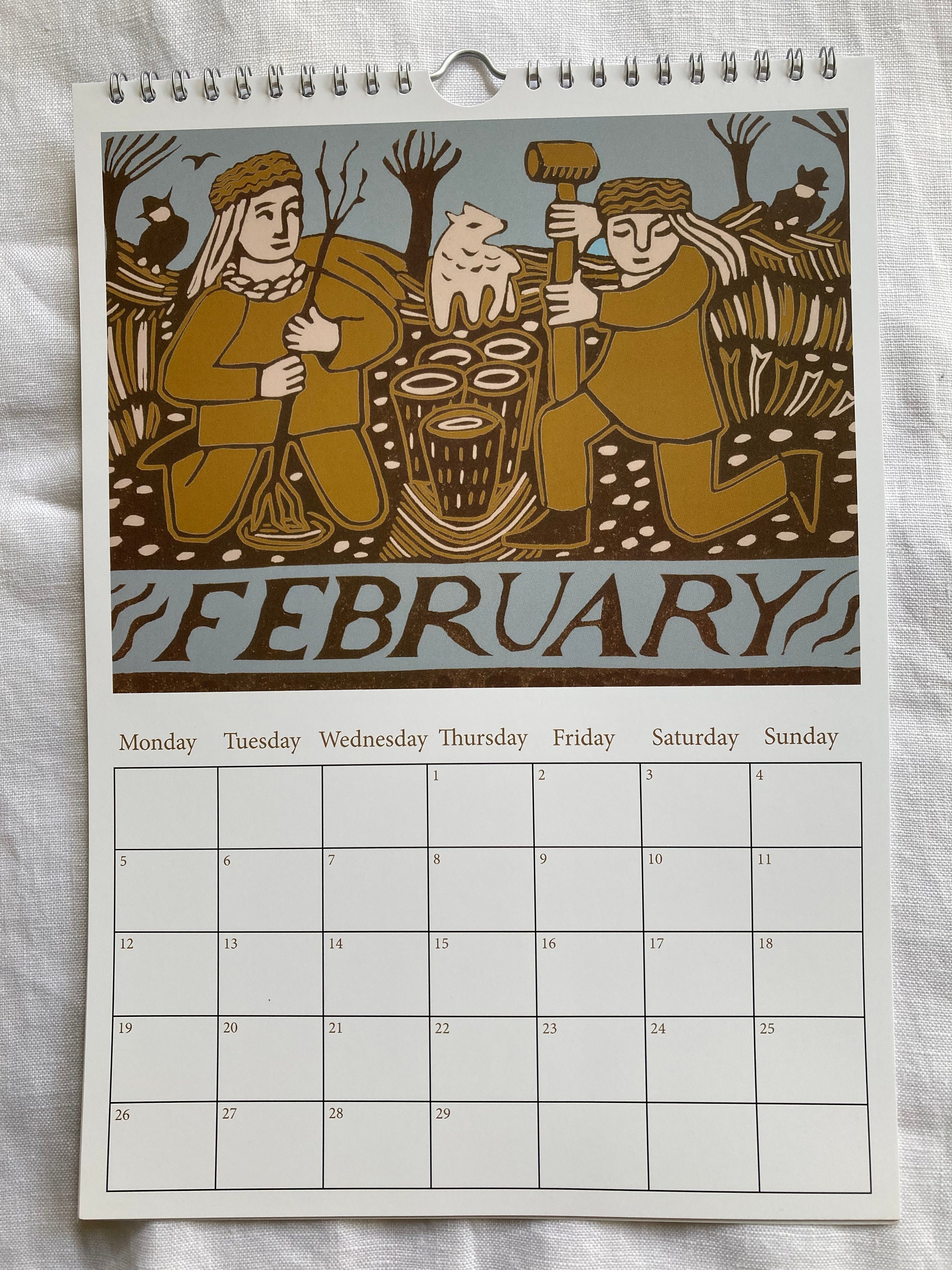 2024 Rustic Cosy Scenes Calendar