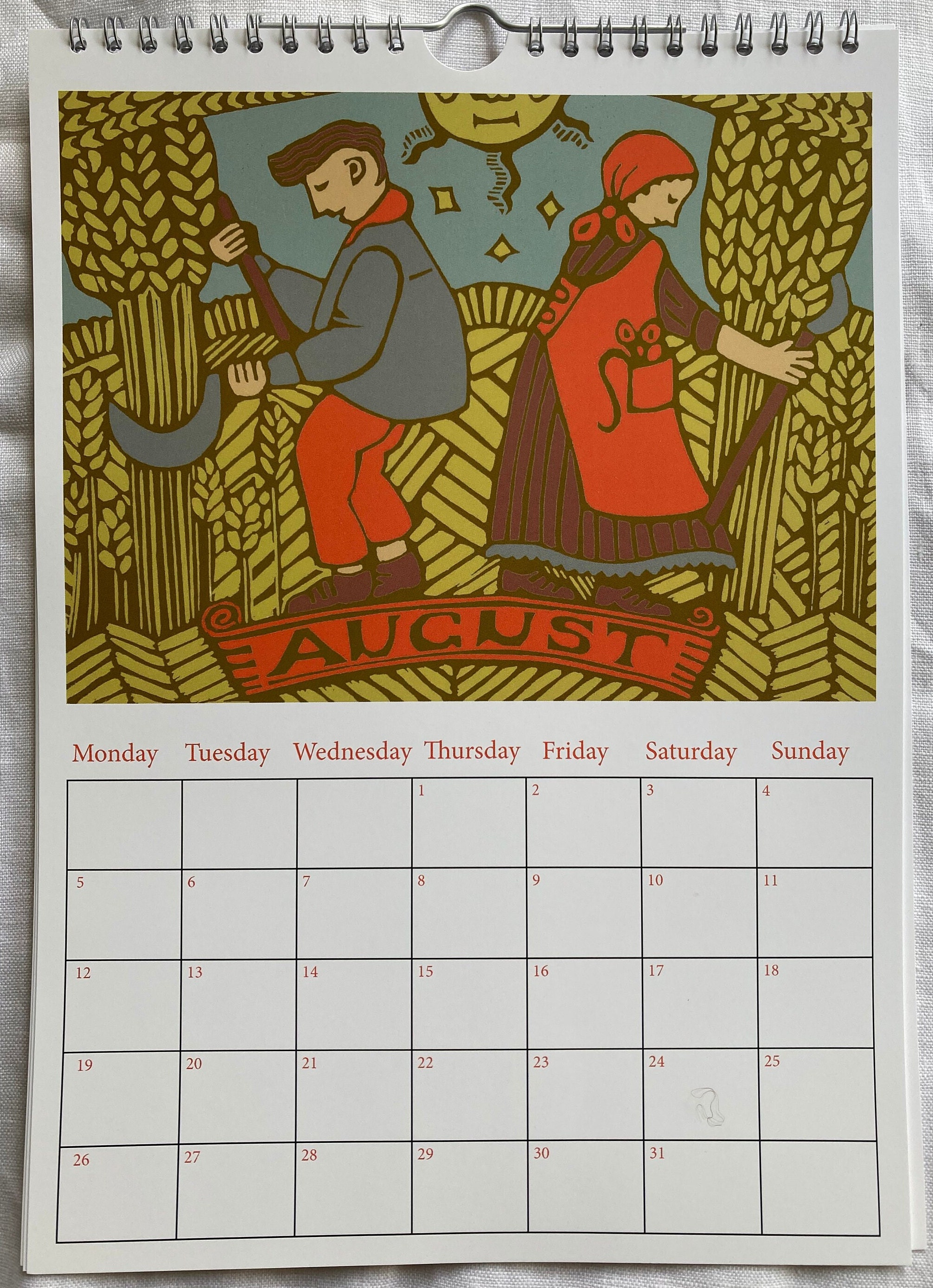 2024 Rustic Cosy Scenes Calendar