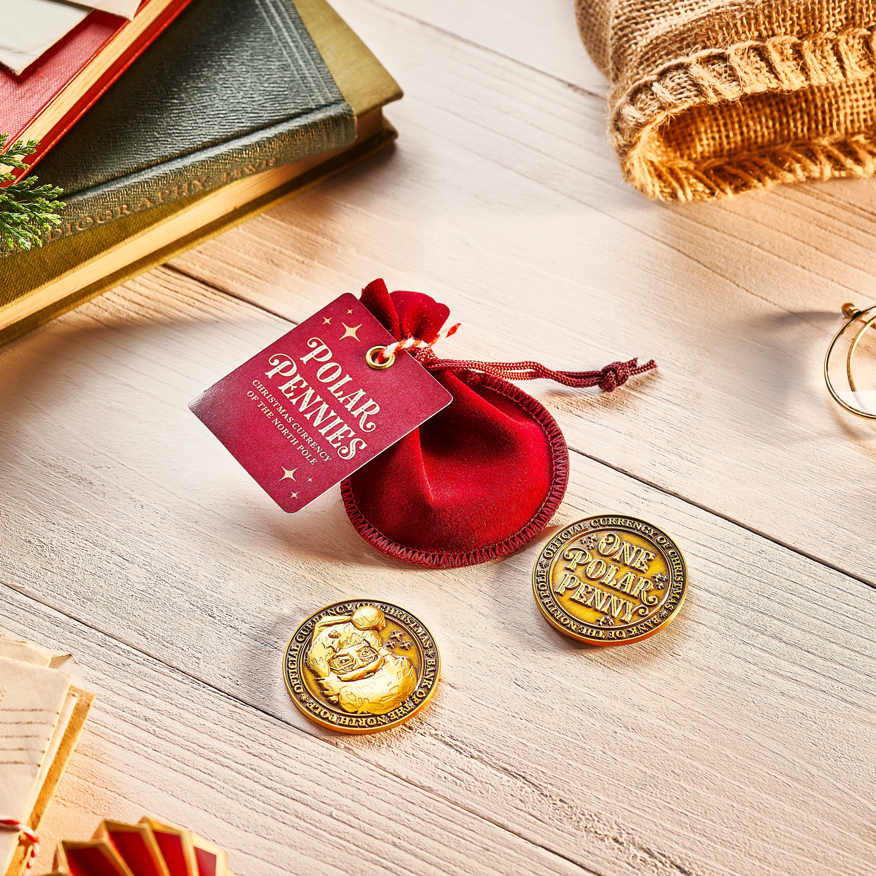 Polar Pennies Token with Exquisite Pouch
