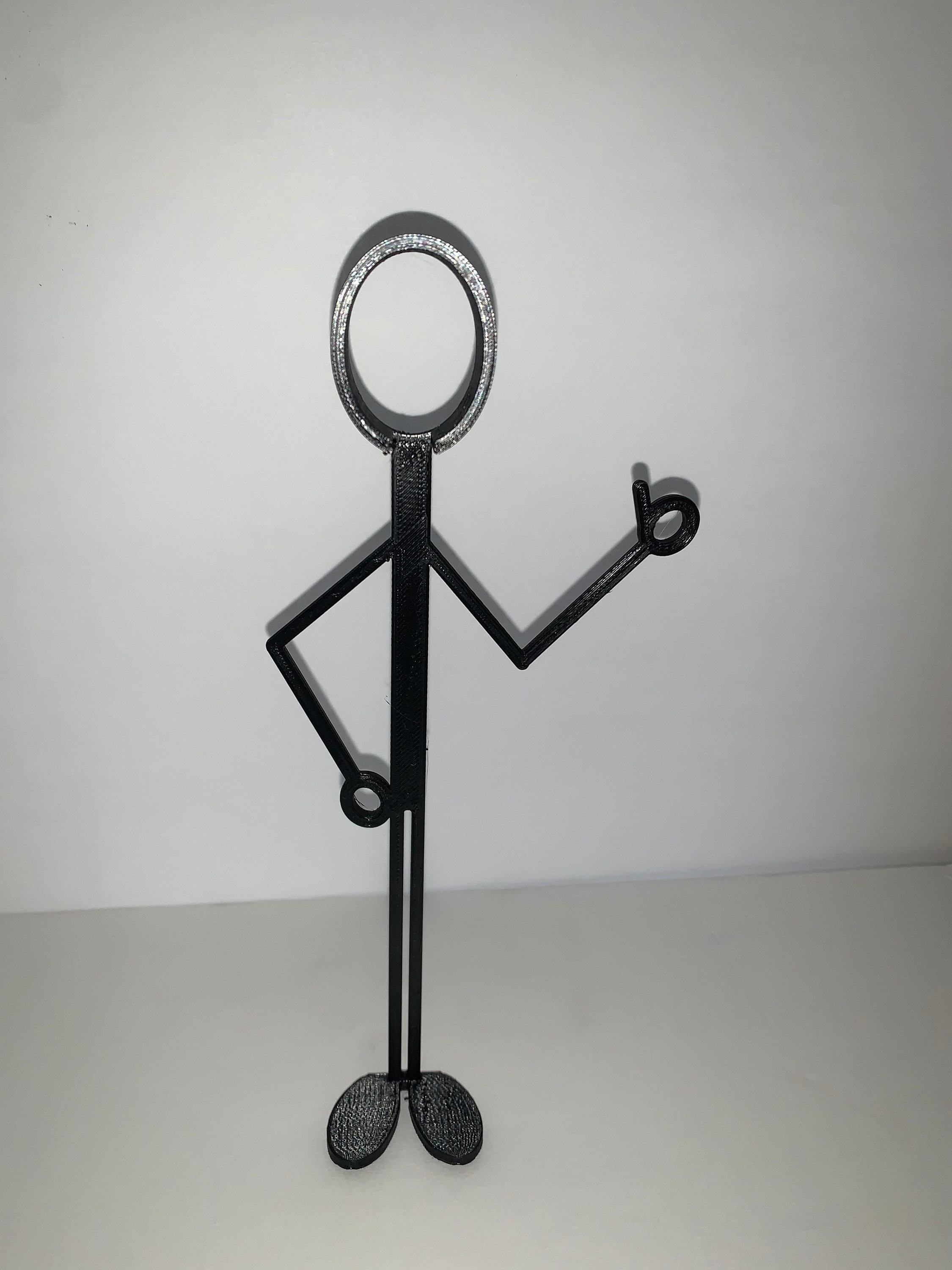 Toothbrush Holder Guy 3D Printed