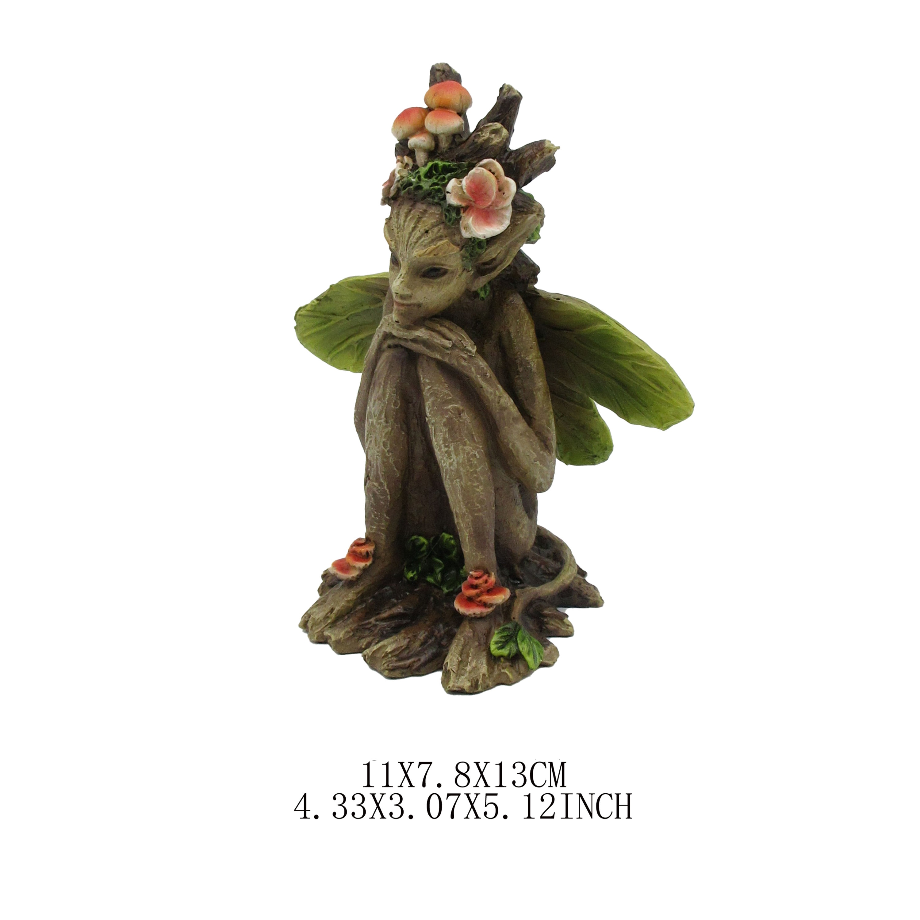 Fantasy Figurine Fairy Tree Elf Unique Decor