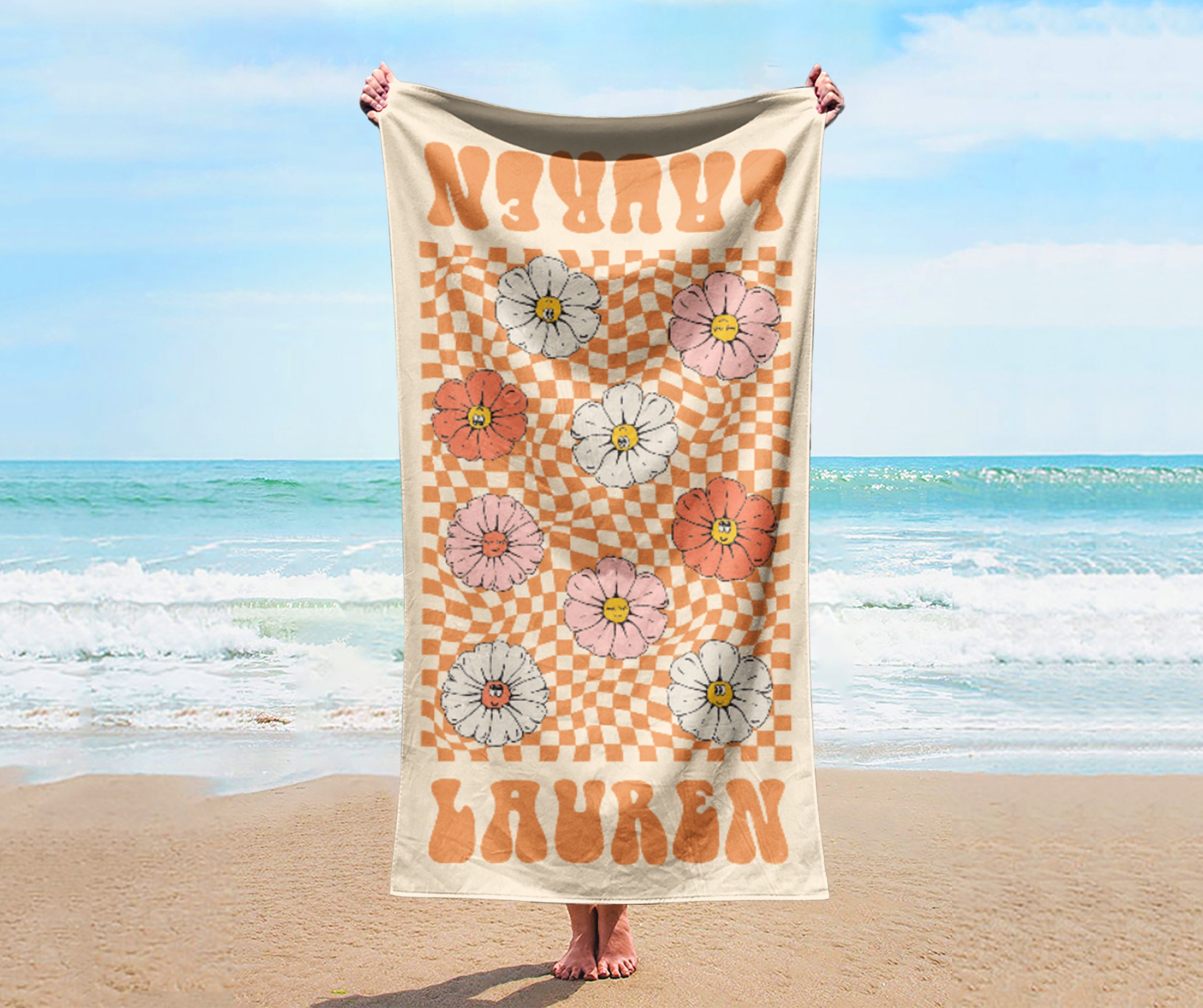 🏖️RETRO Multi Style Personalized Beach Towel