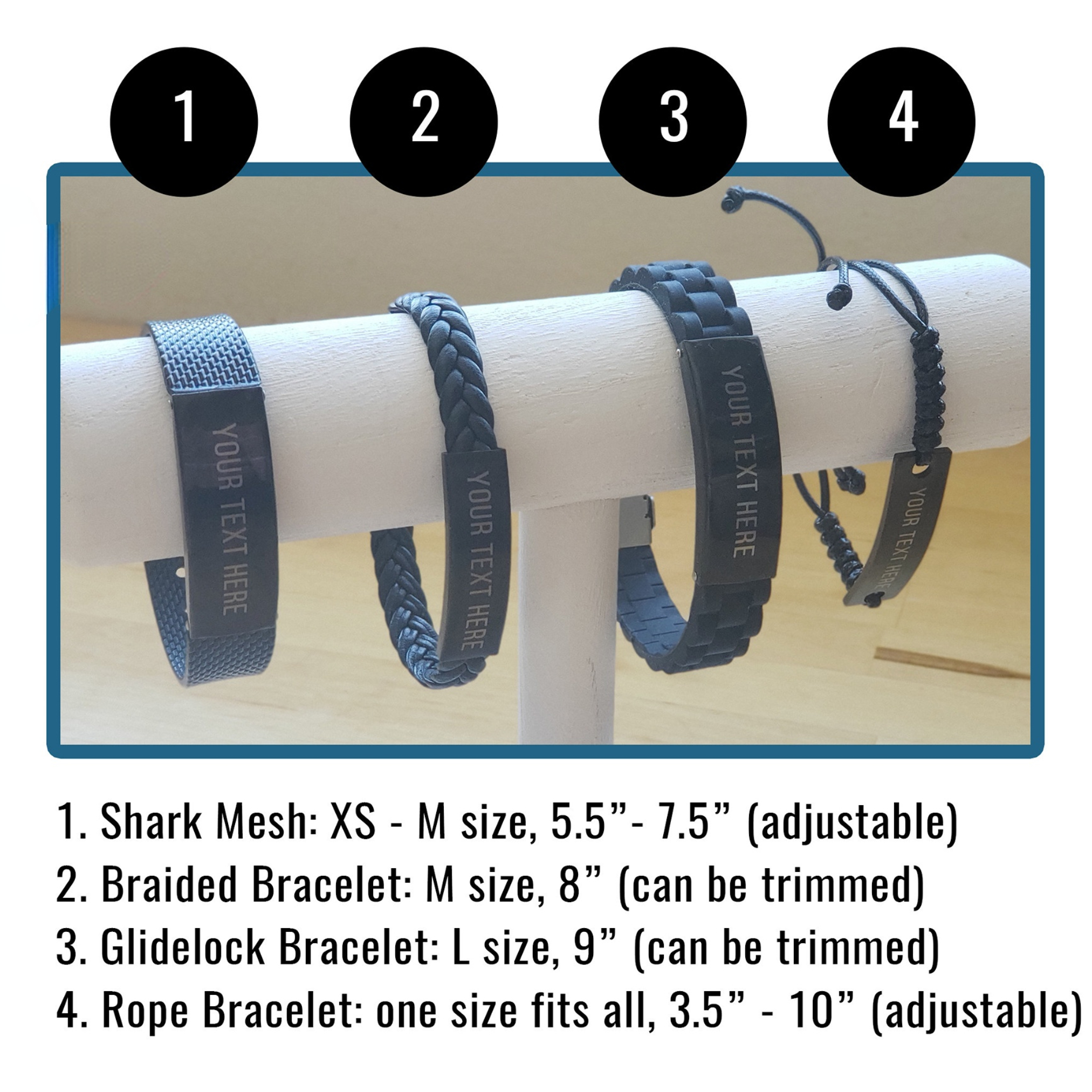 "I Will Carry You With Me" Personalized Engraved Memorial Bracelet