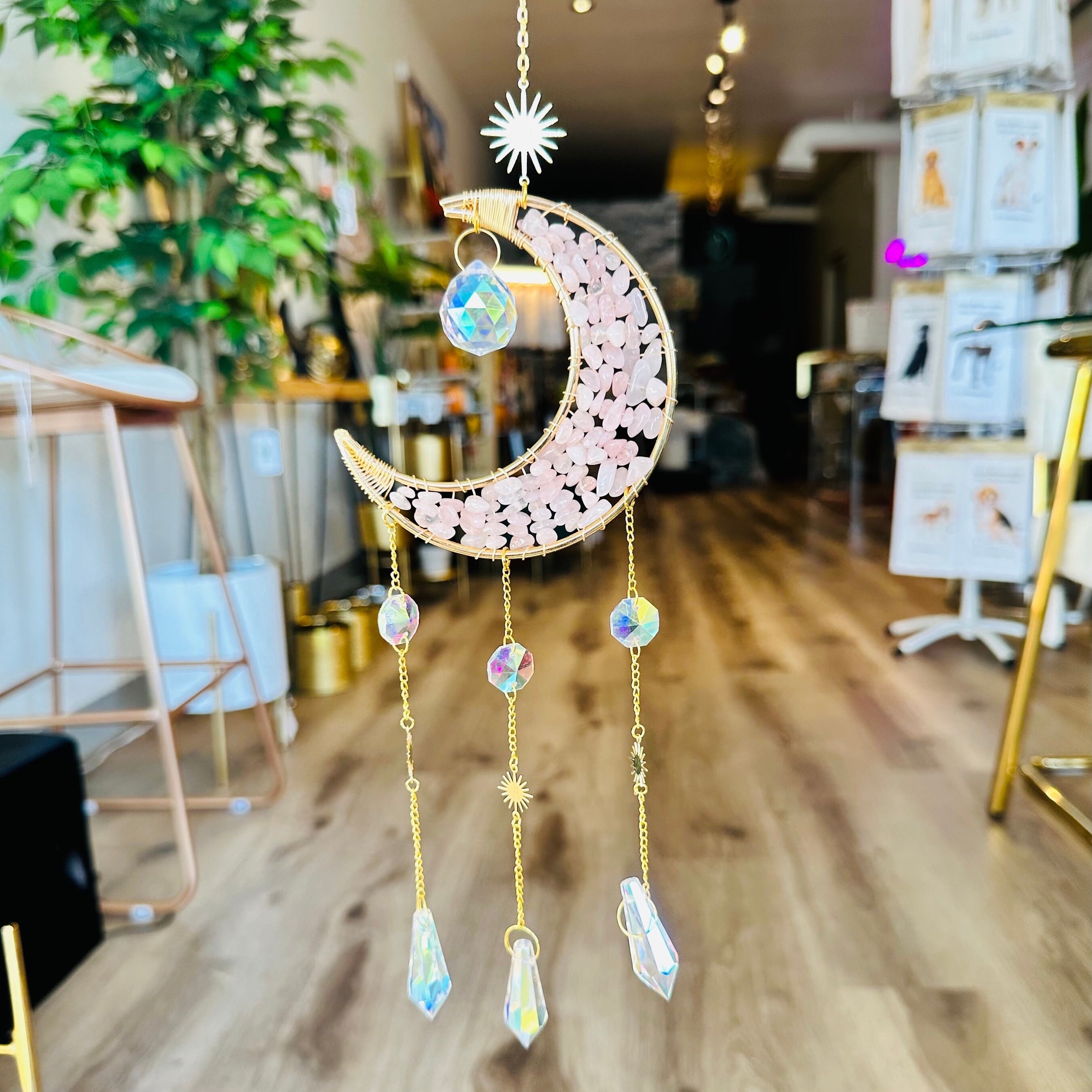 Crystal Moon Suncatcher