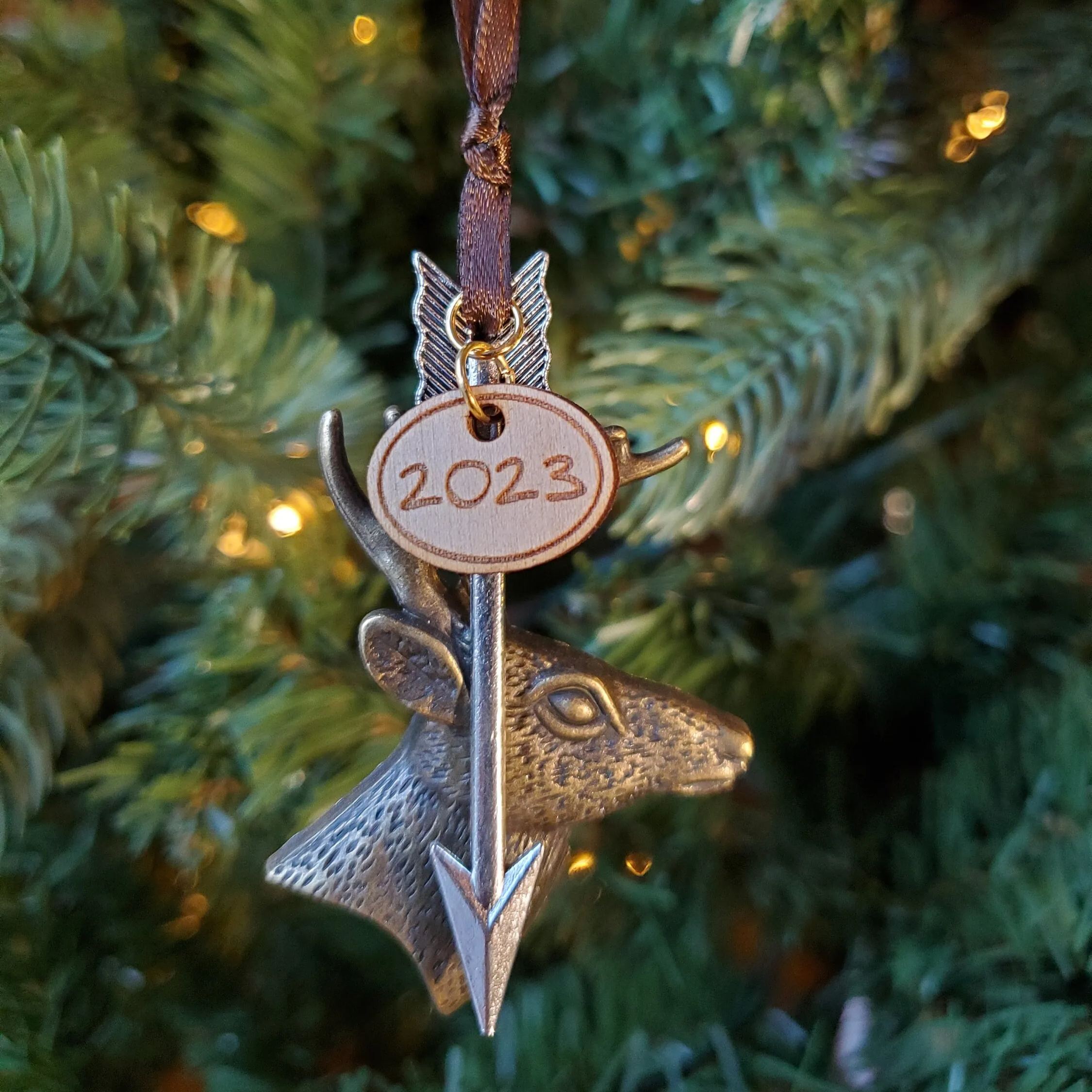 🦌2023 Hunting Christmas Tree Ornament