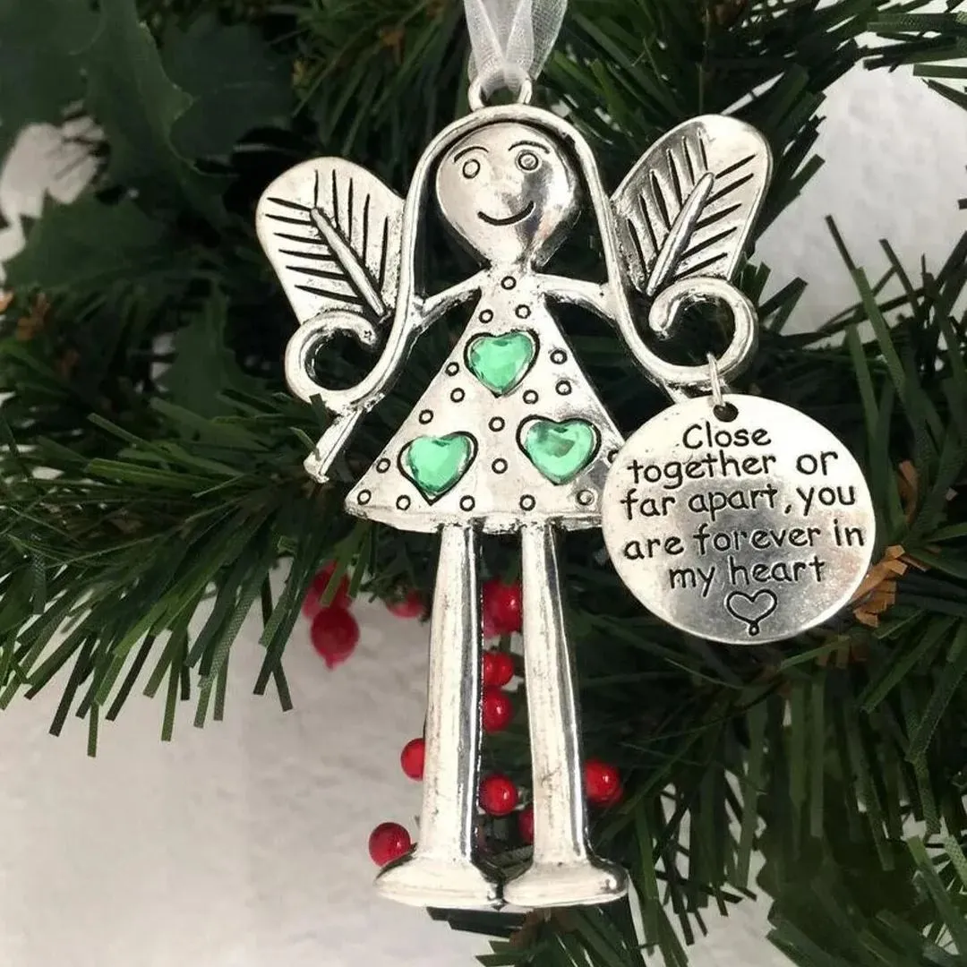 Crazy Beautiful Friends Forever Angel Ornament Christmas Gift