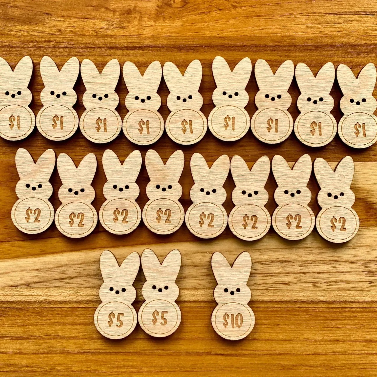 Easter Egg Reward Bunny Tokens