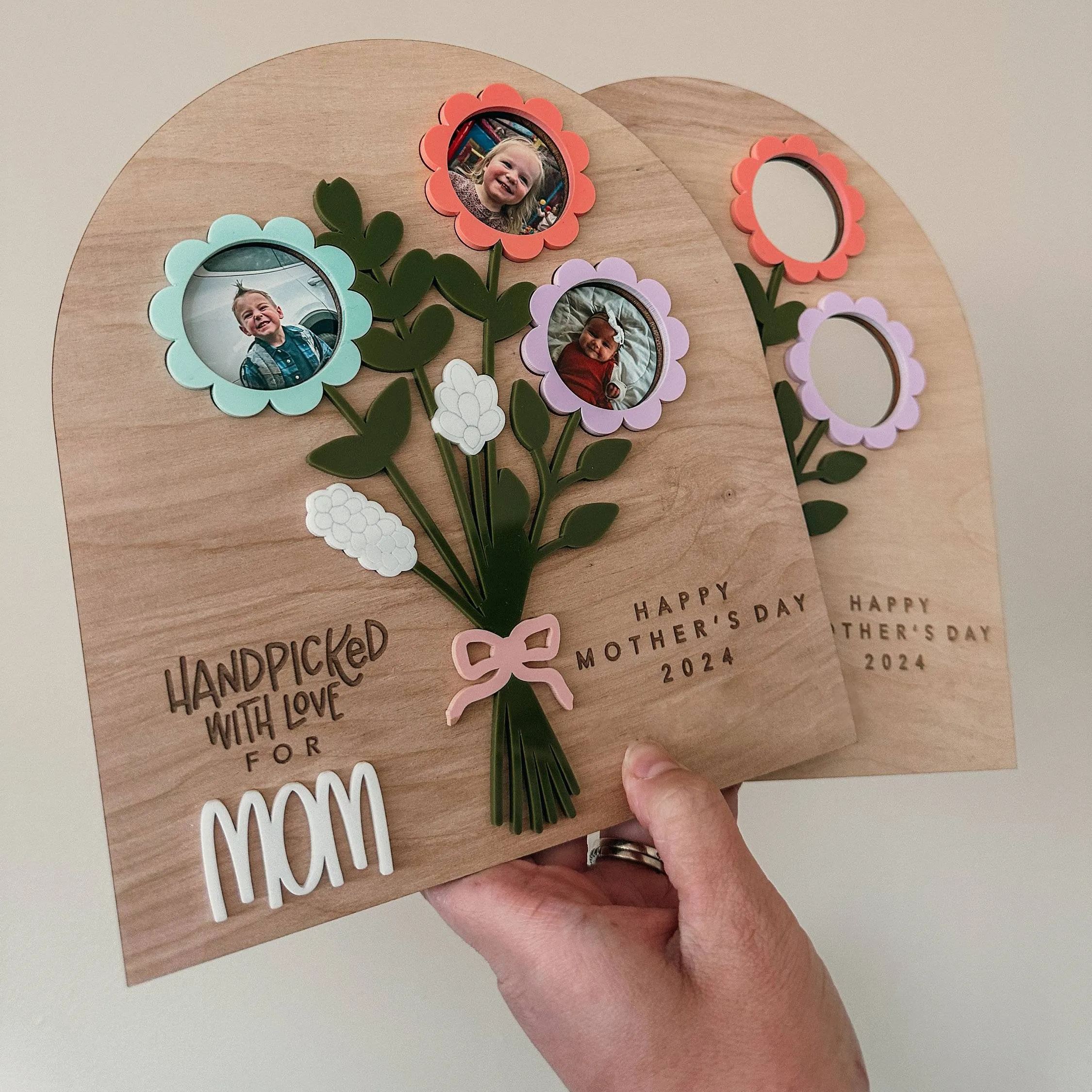 Mother's Day Flower Photo Sign
