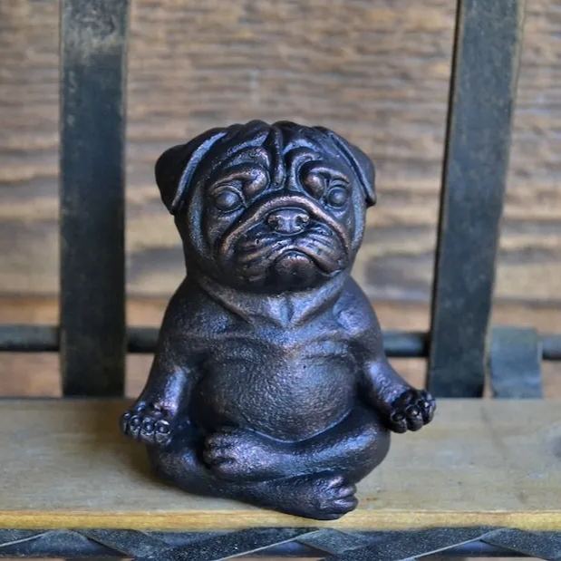 Yoga Dog Sculpture
