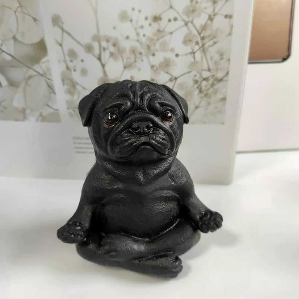 Yoga Dog Sculpture