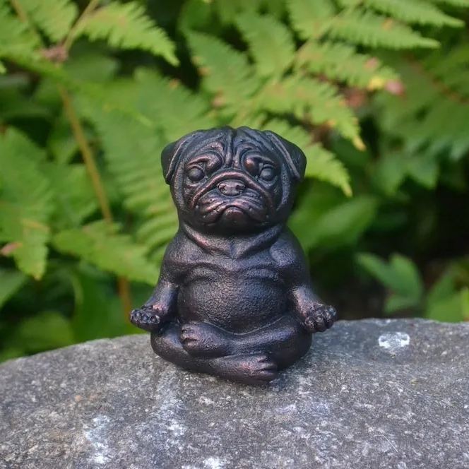 Yoga Dog Sculpture