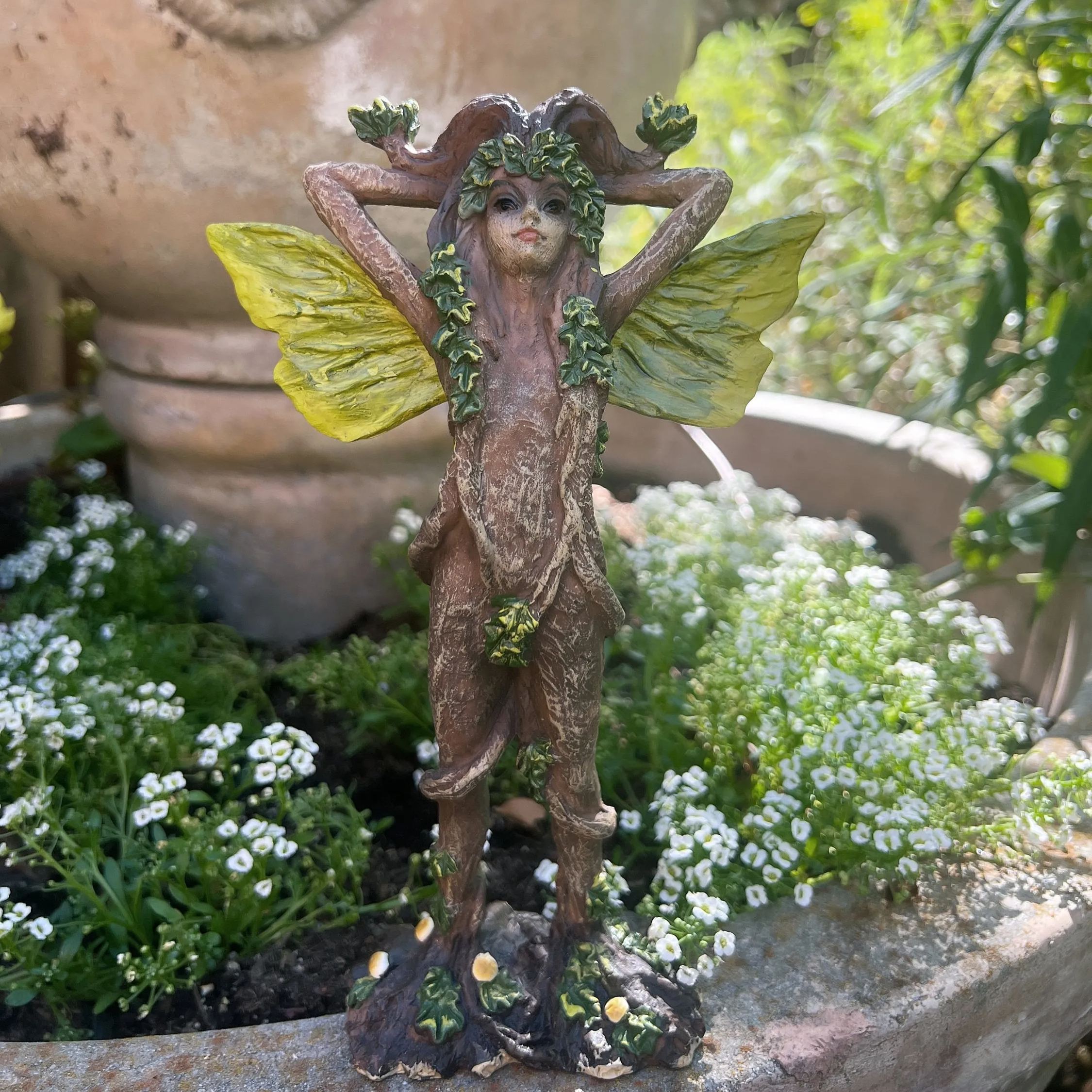Fantasy Figurine Fairy Tree Elf Unique Decor