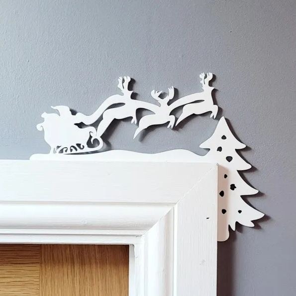 🎅Metal Christmas Door Topper