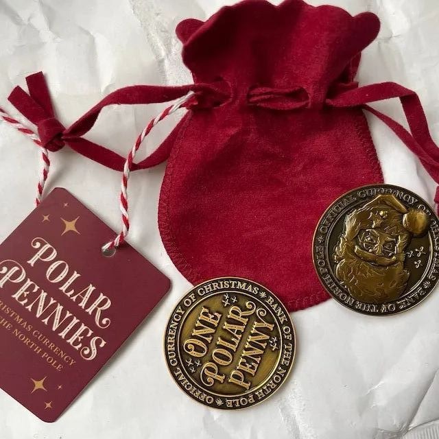 Polar Pennies Token with Exquisite Pouch