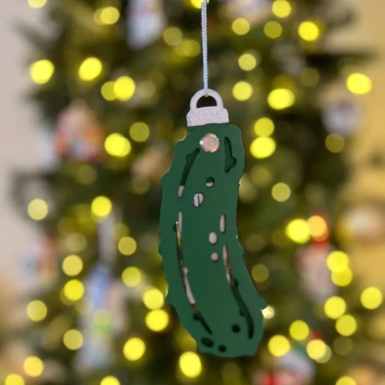 🎅2024 Christmas Gift--💸Christmas  Pickle Money Holders Gift
