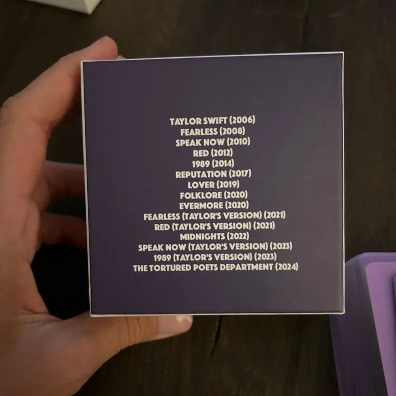 The Ultimate Game Night Delight for all Swifties | The Swiftie Lyric Challenge Card Game