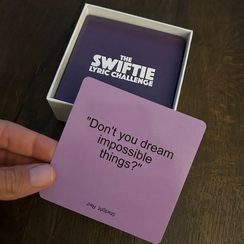 The Ultimate Game Night Delight for all Swifties | The Swiftie Lyric Challenge Card Game