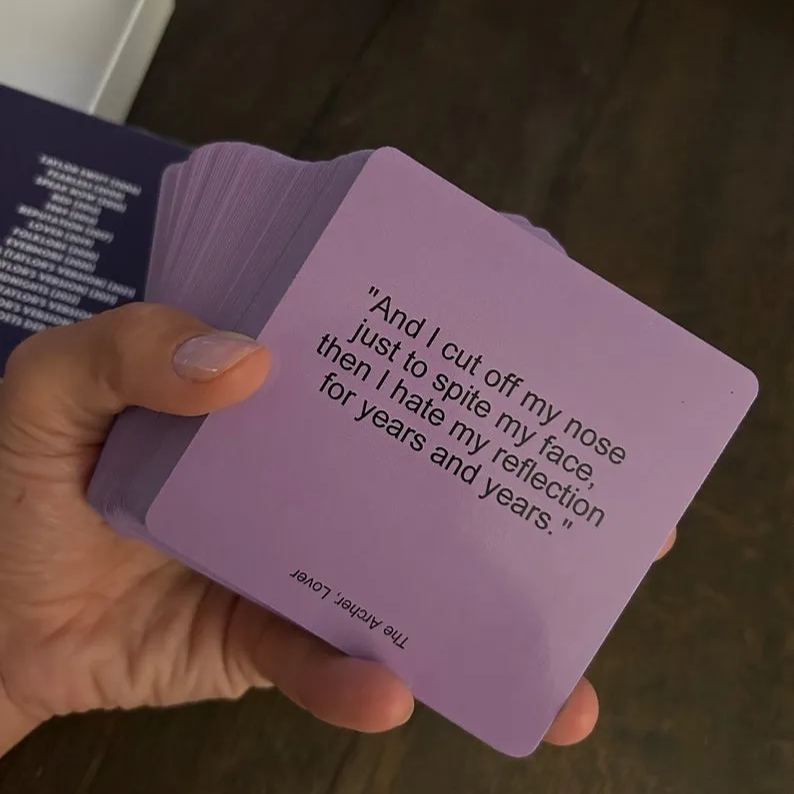 The Ultimate Game Night Delight for all Swifties | The Swiftie Lyric Challenge Card Game