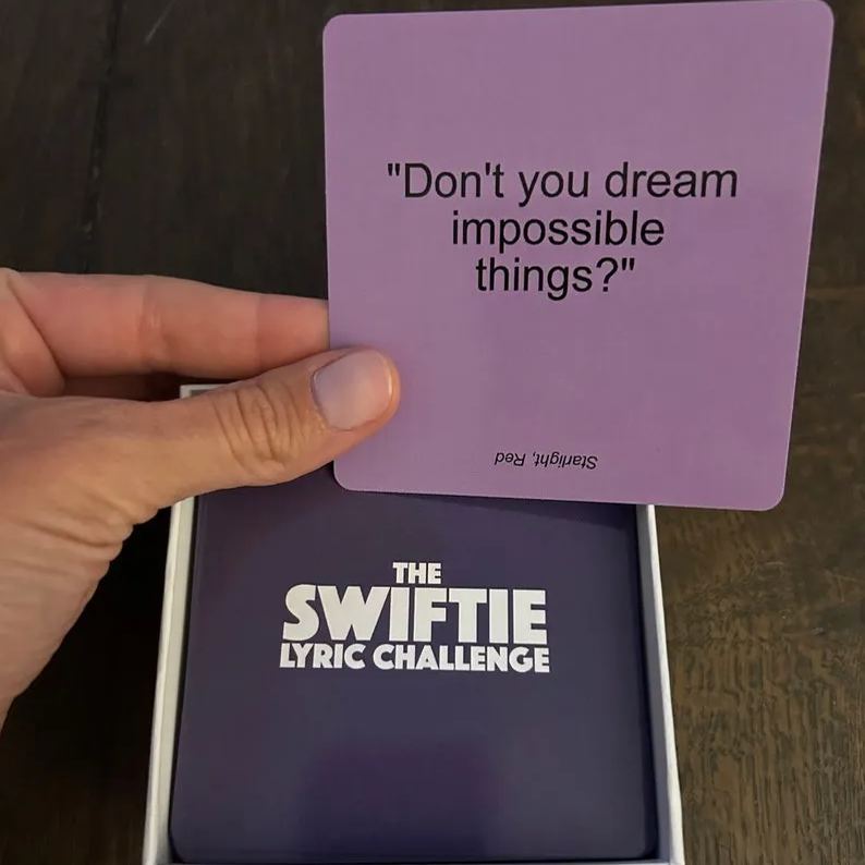 The Ultimate Game Night Delight for all Swifties | The Swiftie Lyric Challenge Card Game