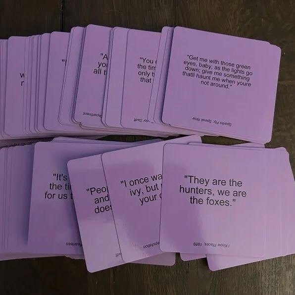 The Ultimate Game Night Delight for all Swifties | The Swiftie Lyric Challenge Card Game