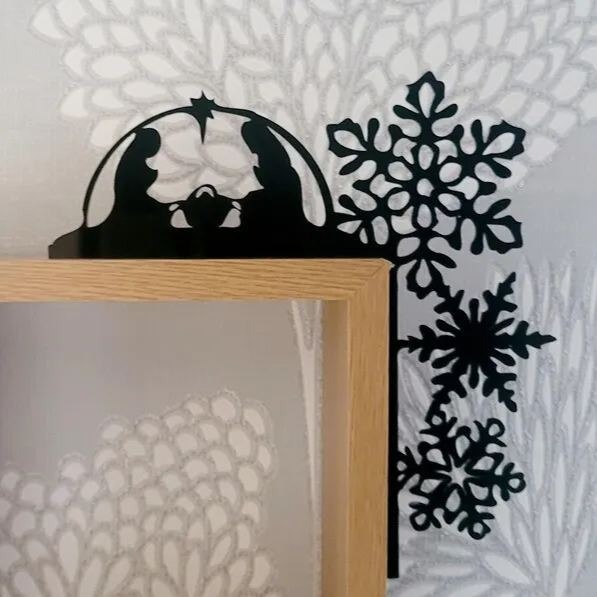 🌲2024 Christmas Gift 50% Off--Metal Nativity Scene Door Topper