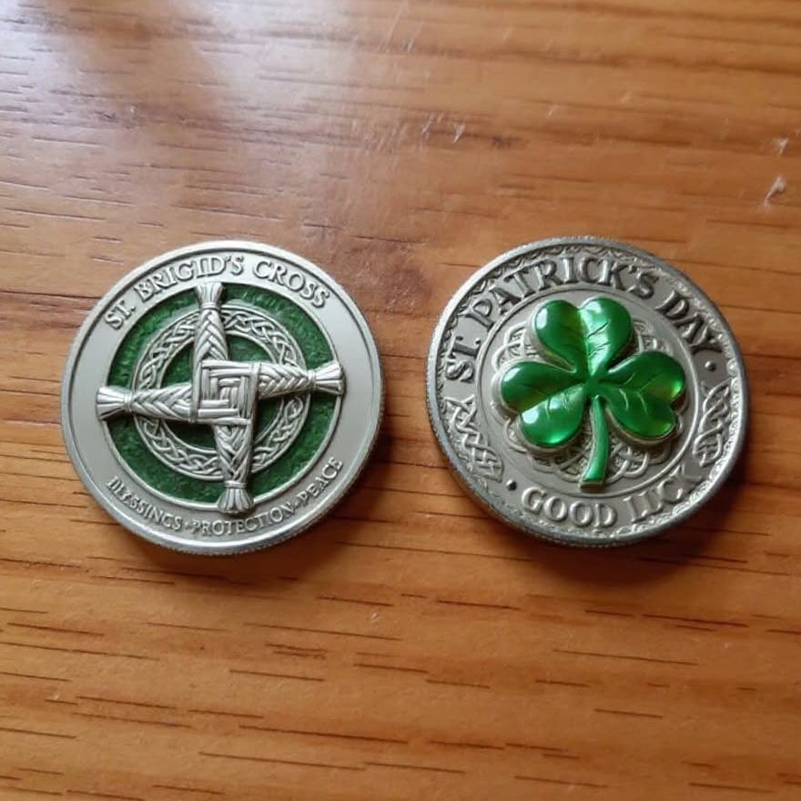 🎄Christmas Sale 50% OFF🔥🍀⭐ St. Patrick’s Day & St. Brigid’s Blessing Coin