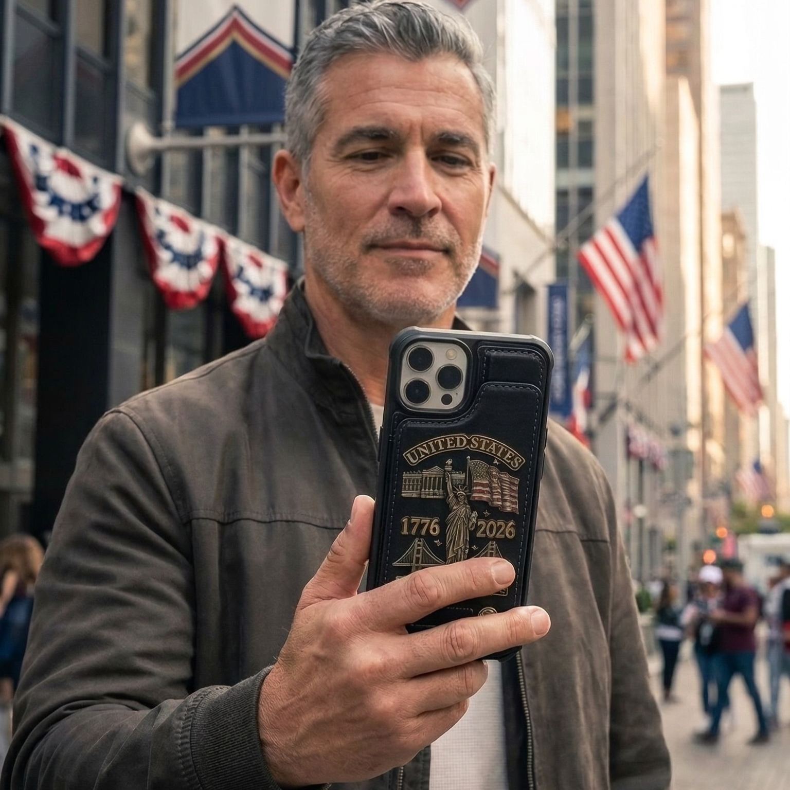 250th Anniversary - Personalized Wallet Phone Case