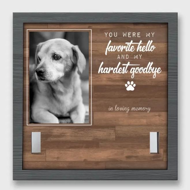Collar Frame - Personalized Pet Memorial Sympathy Gifts