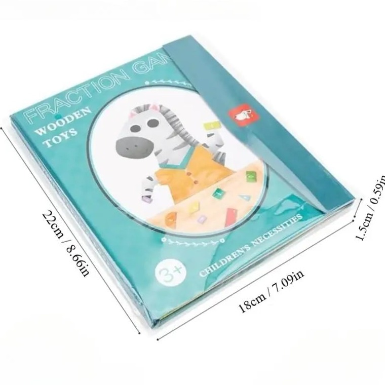 Product Introduction of Magnetic Fraction Demonstration Book, 1 Set Math Teaching Aid, Learning Toy for Gift, Mathematical Knowledge Training Toys, Interactive Game Props, Educational Material Toys 1