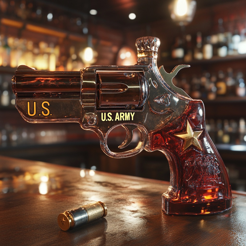 🔫 pistol Whiskey Bottle