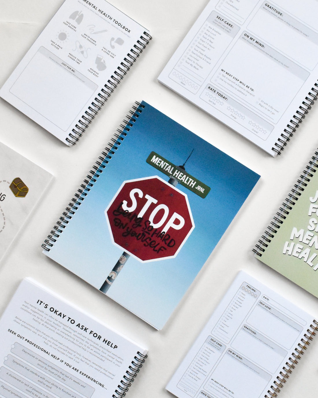 Straight Line Mental Health Journal❤️BUY 2 FREE SHIPPING