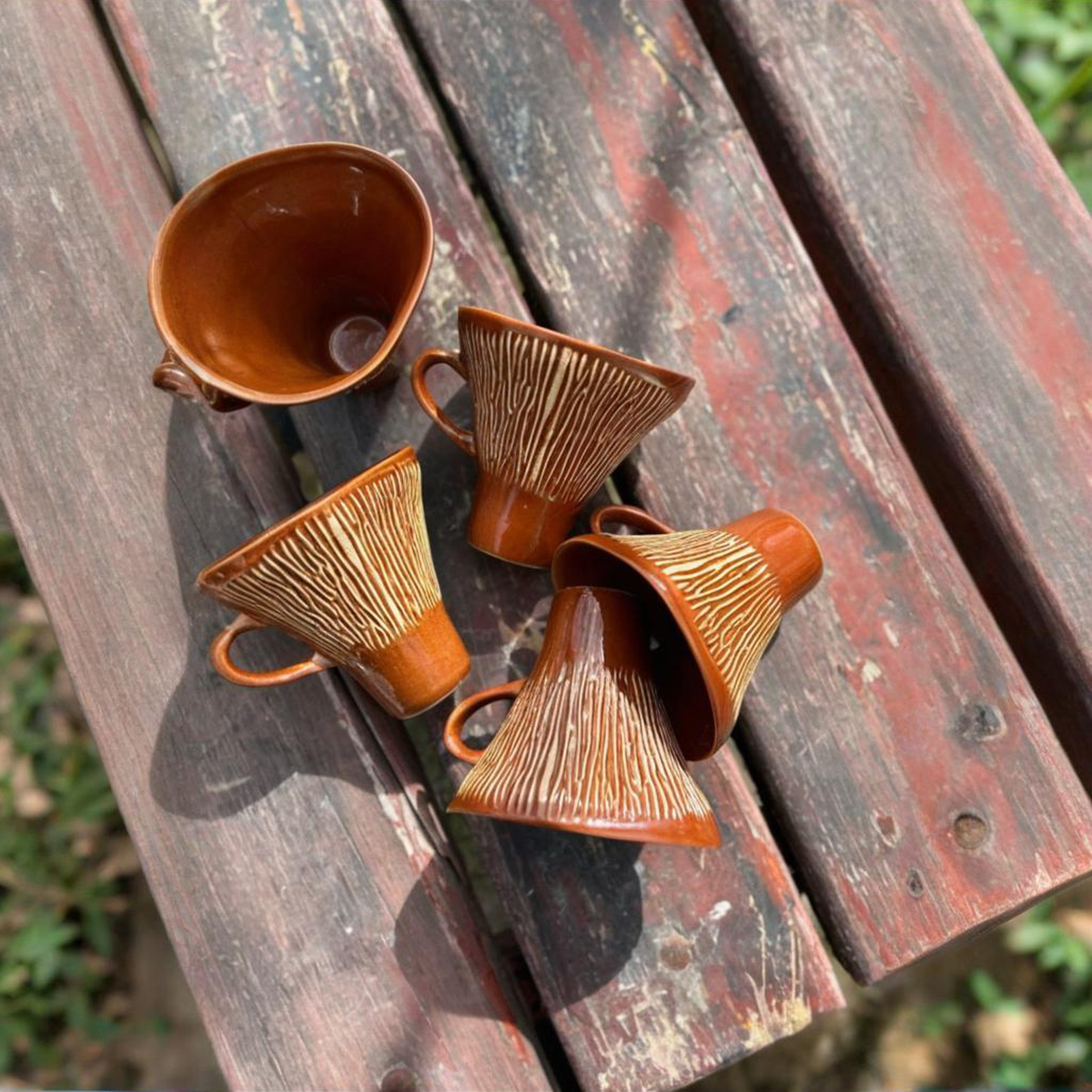🍄Handmade Ceramic Mushroom Coffee Cup☕
