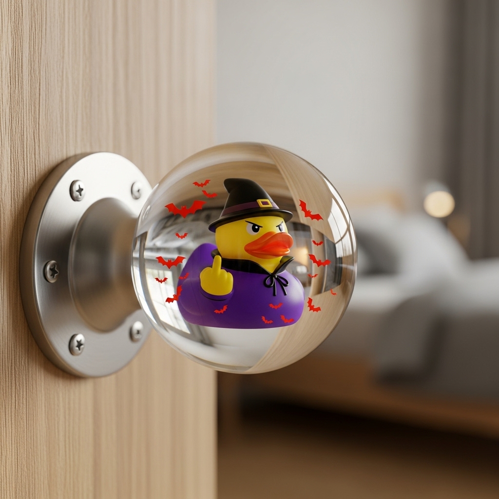 Funny Halloween Door Knob Decor