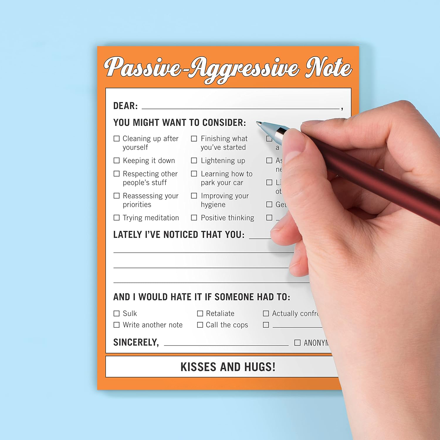 😲 WTF Notes Nifty Note Checklist Memo Pad