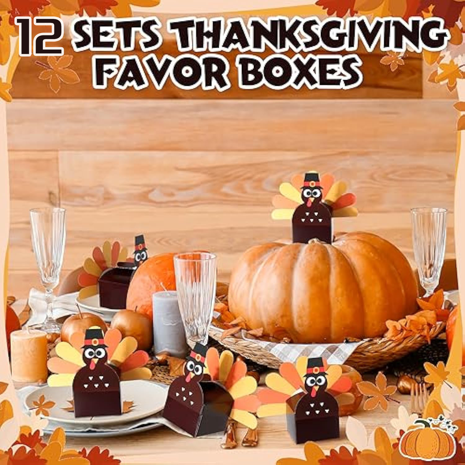 3D Thanksgiving Gift Boxes