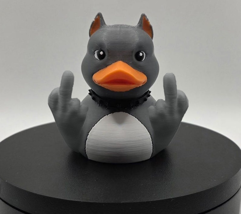 🤣Middle Finger Pitbull Jeep Duck 